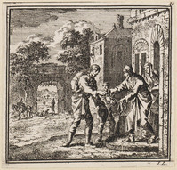 KG 05811
<br/>
De Vreemdeling..
<br/>
<em>Luyken, Jan (1649-1712)</em>